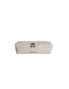 Estuche metálico japonesa con kimono