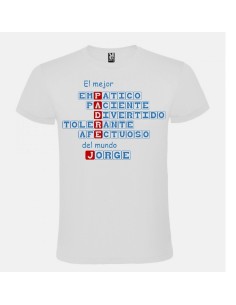 Camiseta personalizada Scrable padre