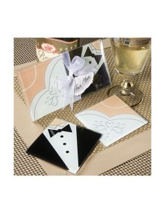 Set de 2 posavasos Novios