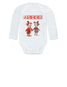 Body personalizado Pareja de ratoncitos