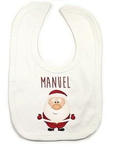 Babero personalizado Reno Navidad