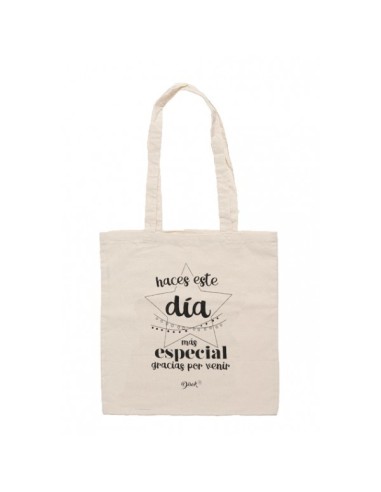 BOLSO YUTE "GRACIAS POR VENIR"