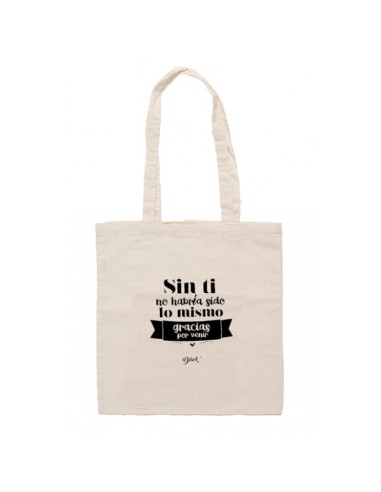 BOLSO YUTE "GRACIAS POR VENIR"