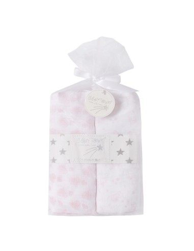 Pack 2 muselinas de algodón