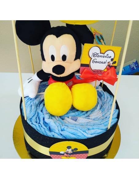 Canasta Globo de Regalo con Diseño de Mickey o Minnie Canasta Globo de Regalo con Diseño de Mickey o Minnie