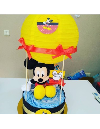 Canasta Globo de Regalo con Diseño de Mickey o Minnie