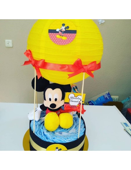 Canasta Globo de Regalo con Diseño de Mickey o Minnie Canasta Globo de Regalo con Diseño de Mickey o Minnie