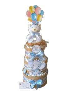 Tarta de pañales Elefante
