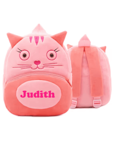 Mochila gata personalizada