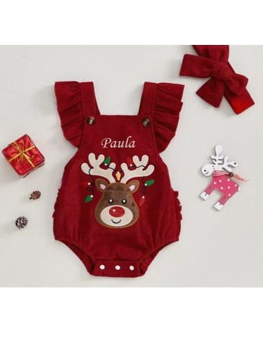 Ranita reno navidad niña personalizada