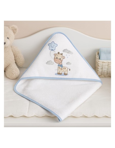 Capa de baño algodón rizo portugués jirafa