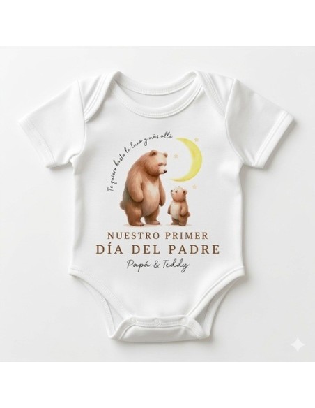 Body Primer día del Padre Ositos Hasta la Luna
