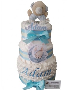 Tarta de pañales Adam