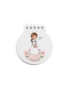 LIBRETA ANILLAS COMUNIÓN NIÑA