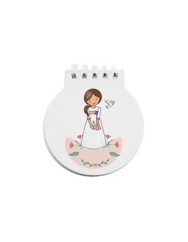 LIBRETA ANILLAS COMUNIÓN NIÑA