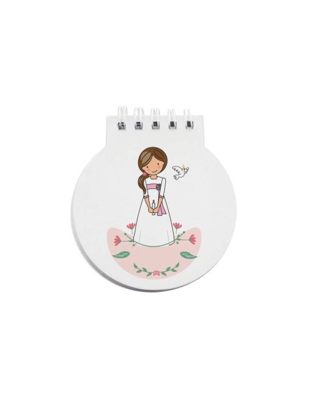 LIBRETA ANILLAS COMUNIÓN NIÑA