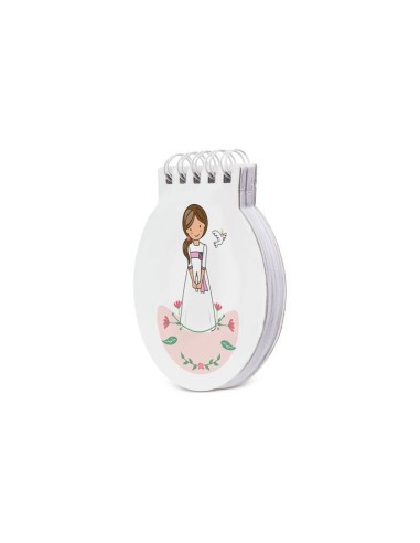 LIBRETA ANILLAS COMUNIÓN NIÑA